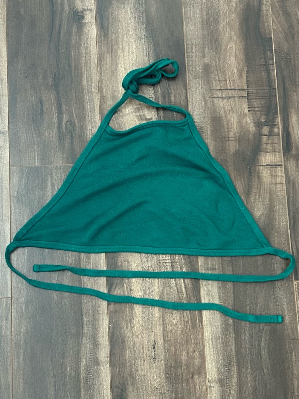 Y2K Teal Strappy Halter Crop Top 💚